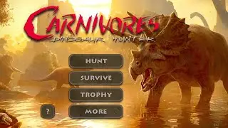 CARNIVORES // Dinosaur hunting // Hunt The Parasaurolophus // mobile game