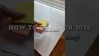 Plan Your Year in Less Than 60 Seconds