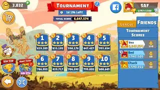 Angry Birds Friends. Tournament (10.10.2024). All levels 3 stars. Passage from Sergey Fetisov