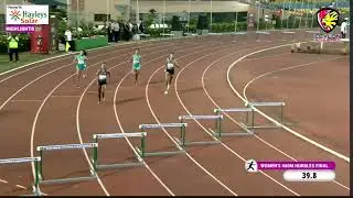 DASUNI KAUSHALYA WON THE GOLD, ARALIYA SATHSARANI WON THE SILVER IN 400M HURDLES WOMENS FINALS