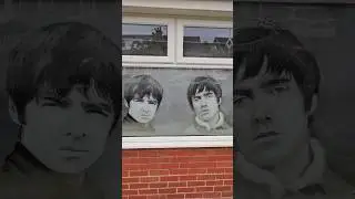 Absolutely buzzing Oasis reunion #oasis #art #snowgraffiti #snowart #liamgallagher #noelgallagher