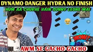 DYNAMO - DANGER HYDRA NO FINISH ACE RANK | PUBG MOBILE | RED ROCK