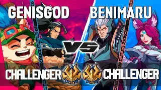 2XKO ▰ GENISGOD (Yasuo-Teemo) vs BENIMARU (Darius-Ahri) ▰ 2XKO Pro level replays