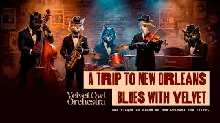 Relaxing New Orleans Blues with Velvet (2 Hours) | Late Night NOLA Vibes