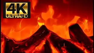 4K Ultra HD Fireplace Ambience for TV 🔥 Electric Fire Effect | Cosy Home Atmosphere