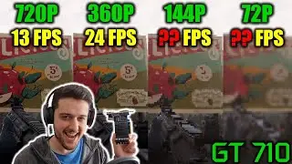 GT 710 in Far Cry 5 - THIS IS TOO LOW - (144p is awesome tho)
