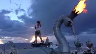 The Prodigal Swan debut // Burning Man 2016 // DaVinci's Workshop