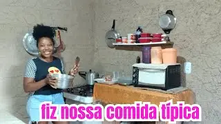 Fiz a comida típica da minha região e ficou deliciosa