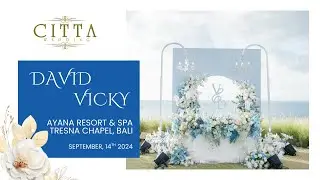 CITTA Wedding at Tresna Chapel Ayana Resort and Spa, Bali