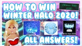 *ALL* 15 Winter Halo 2020 ANSWERS! ❄️| ROBLOX Royale High Winter Update
