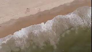 Aerial View Of Waves Creative Commons Video 4k HD Quality