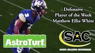2017 SAC Football Player of the Week Highlights - Sept. 25