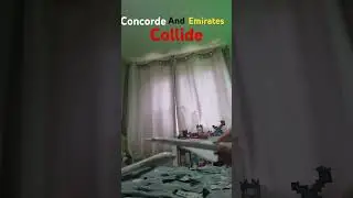 Concorde and Emirates collide