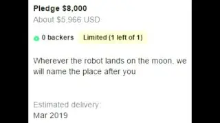 Неудачные попытки Kickstarter: Миссия робота на Луну