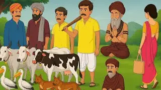 बुरे कर्म का बदला Hindi moral cartoon story video 
