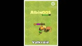 Poison Lizard Vs Valkyrie #clashofclans #shorts #youtubeshorts #albin005