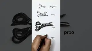 how to draw a scissors 😳😳#drawing #art #youtubeshorts #shorts