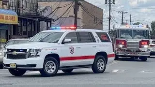 Passaic Fire Department Battalion Chief And Engine 3 Responding 5-28-24
