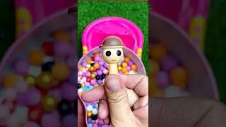 Full of 3 Rainbow Bathtubs Candy With M&M&rsquo;s & Magic Slime Cutting #asmr #bathasmr #satisfying