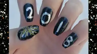 New Years Eve nails 2018!