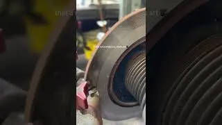 This Brake Rotor Cut? Straight Art 🎥
