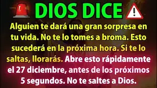 🧾Dios dice: Alguien te dará una noticia sorprendente en tu vida. No lo tomes como una broma.