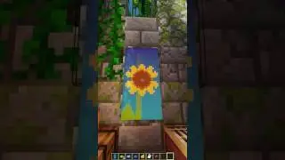 Minecraft: Как сделать узор &laquo;подсолнух&raquo; на баннере #minecraft #night_nikith #баннер