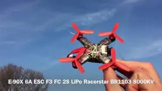 E-90X FPV 6A ESC Racerstar BR1103 8000KV 55mm 3 Blatt Propeller