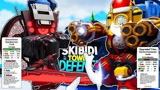 Consegui &agrave; Unidade mais Dificil o EXECUTOR TITAN SPEAKERMAN E UPG TITAN SANTA CLOCKMAN no SKIBIDI TD