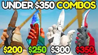 BEST Budget KNIFE & GLOVE COMBOS in CS2 (Under $350-$150 After NEW CS2 Trade Up Update)