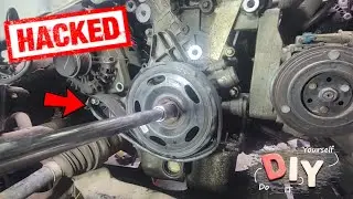 HACKED🚨 Crank Bolt Remove  #mechanic #diyrepair
