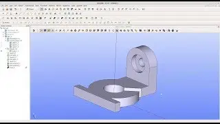 SALOME SHAPER modelling a switch base