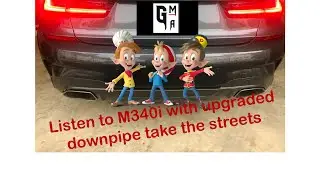 Bri snap, crackles, and pops - 2020 BMW M340i xdrive Exhaust Clips with catless downpipe