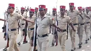 Pondicherry French Colony Beach Parade. പോണ്ടിച്ചേരി ഫ്രഞ്ച് കോളനി ബീച്ച് പരേഡ്
