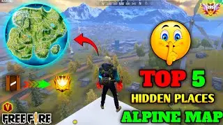 Top 5 Hidden Places in Alpine Map | Alpine  Map Hidden Places | BR Rank Secret Places | full details