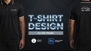 Custom T-Shirt Design | DD Tours | Adobe Photoshop