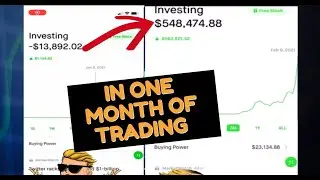 -$14,000 to $548,474 IN ONE MONTH |Wallstreetbets | Robinhood Options Trading