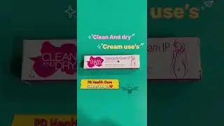 Clean and dry cream use&rsquo;s in Hindi