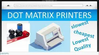 TYPES OF PRINTERS (iGCSE/GCSE  COMPUTER SCIENCE / ICT)