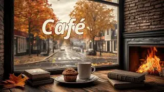 Rainy Day Coffee Shop Ambience: Soft Cello and Harp Melodies