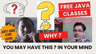 Why I Started Free Core Java Online Classes ? Why I Selected Only Core Java For Free Online Training