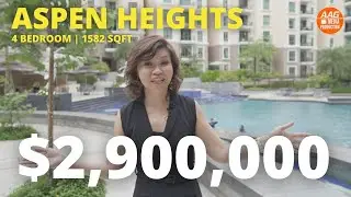Singapore Condo Property Home Tour - Aspen Heights @ River Valley Road | 4 Bedder District 9 ($2.9M)