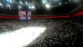 KHL 2014 Final HC Lev Prague goal celebration.