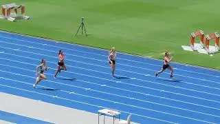 T/F1. 100m U16yrs Women, 2022 QLD Athletics Championships, Brisbane 5/03/2022