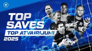 BEST GOALKEEPER SAVES | LABĀKIE VĀRTSARGU MOMENTI | 2025