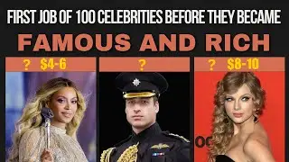 100 Celebrities' CRAZY First Jobs You WON'T Believe! From Scoops to Superstars!