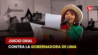 Juicio oral contra la gobernadora de Lima, Rosa Vásquez Cuadrado, por presunto peculado