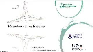 Méthode des moindres carrés et modèle linéaire (cours)