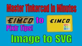 A Historic Logo FAST Pixlr Tinkercad & picsvg SVG tricks in Minutes!