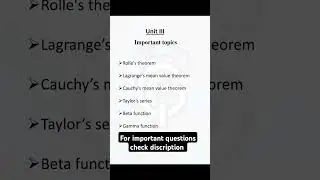 Engineering mathematics 1 M1 important questions Jntuh